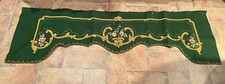 Antica Tenda Mantovana Da Completare In Panno Lenci Ricamo Cornelly 210x65cm