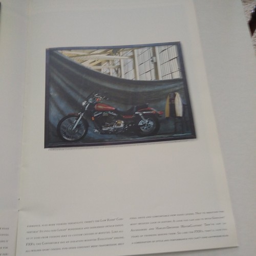 1993 HARLEY DAVIDSON MOTORCYCLES CATALOG 11 x 17 54+ pages commemorates 1903-93 - Picture 6 of 9