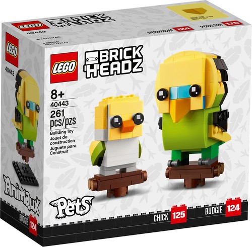 LEGO Iconic: Budgie (40443) - BOX HAS SHELFWEAR - Picture 1 of 1