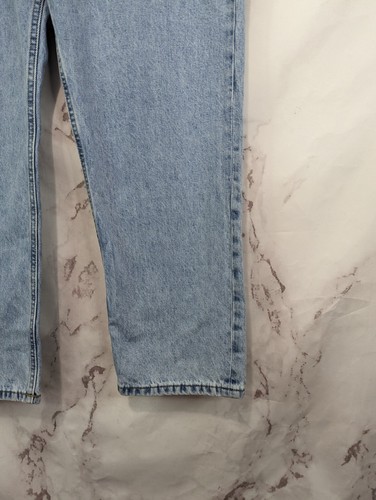 Pantalones de mezclilla Everlane para mujer 33 relajados rectos lavados ligeros botones tiro alto - Imagen 4 de 11