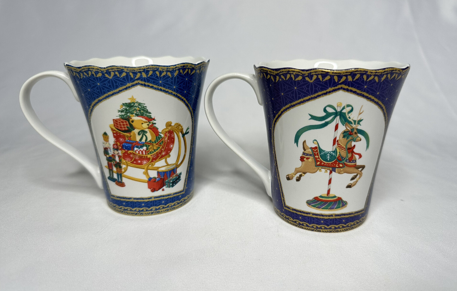 Set of 2 Robert Stanley Home Collection Christmas 2022 Mugs 4" eBay