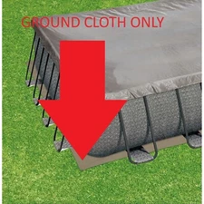 Summer Waves 12' x 24' Replacement Ground Cloth For Elite Frame Swimming Pool.