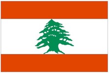 Lebanon International Flag Sticker Decal