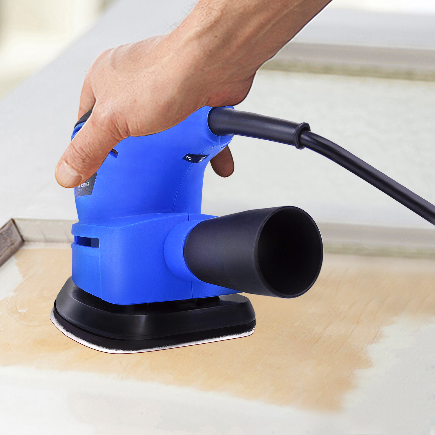 130w Electric Detail Mouse Sander Palm Grinding Sanding Machine+6 Sanding Sheets eBay