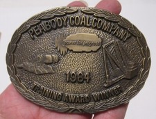PEABODY COAL COMPANY - Training Award Winner - BELT BUCKLE - 2416