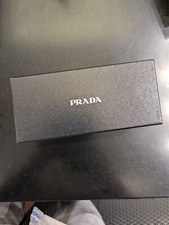 PRADA SUNGLASSES EYEGLASSES CASE CLOTH  MANUAL  OUTER BOX NEW
