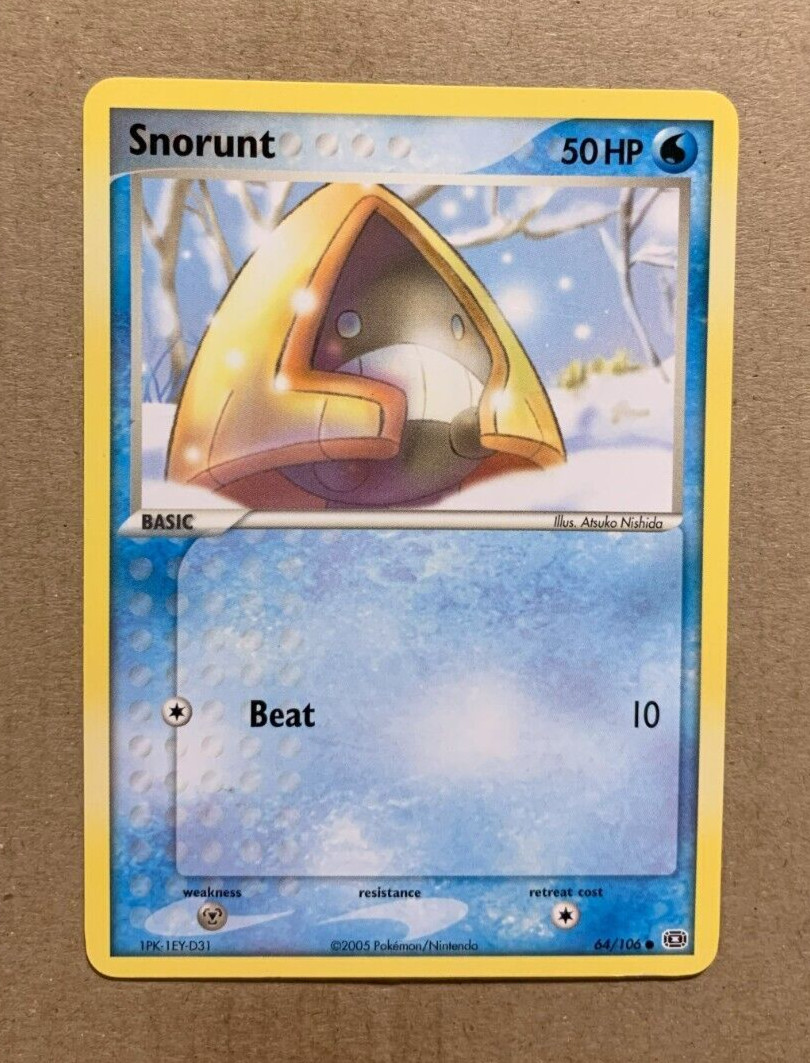 Snorunt 64/106 EX Emerald - Common Pokemon Card - NM/Mint
