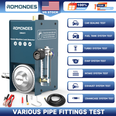 Romondes SM601 Automotive EVAP Smoke Machine Leak Detector Vacuum Leak Tester