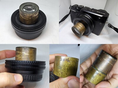 53mm Petzval type Projection lens + adapter for Fuji GFX 50s,50r.100,100s,bokeh