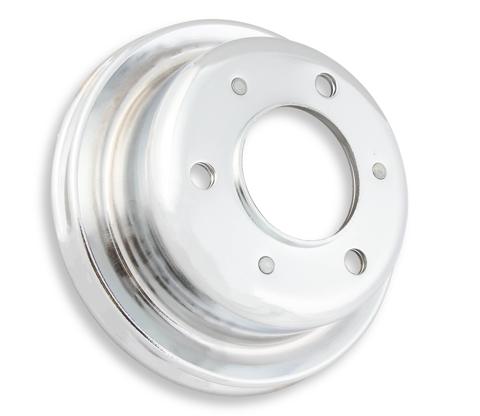 Mr. Gasket 8827 Mr. Gasket Chrome Crankshaft Pulley Single Groove