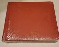 NEW Creative Memories 7x7 Scrapbook Album Rust Gold Leaves Orange FALL 12 Pages
