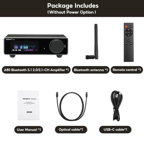 Heimverstärker Bluetooth Stereo Power 300Wx2 Hifi Electronic UV Digital Amp - Bild 25 von 30