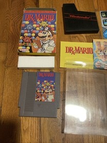 Dr. Mario (Nintendo NES, 1990) Complete CIB Authentic !!