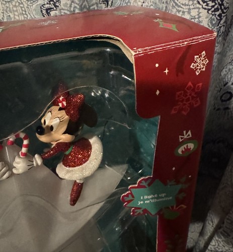 Disney Store Rare Mickey & Minnie Light Up Star Christmas Tree Topper - Picture 21 of 23