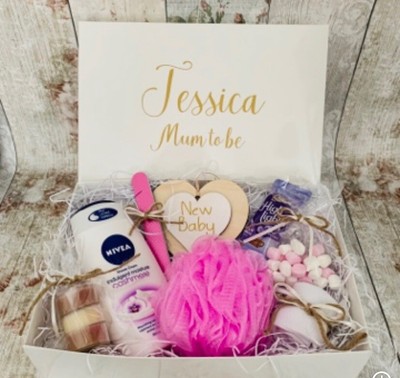 Personalised Mum To Be Filled Gift Box 