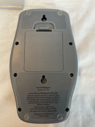 SmartShopper Grocery List Organizer w/Embedded Thermal Printer SS-101 Tested - Picture 6 of 9