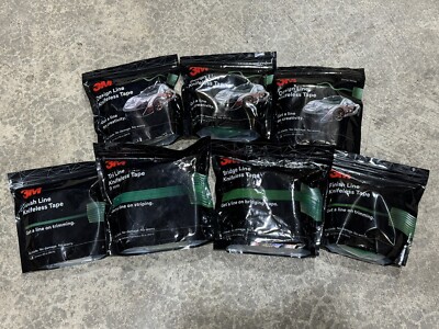 Lot Of Seven (7) 3M KTS-FL1 KTS-DL1 KTS-BL1 Design Line Knifeless Tape - NEW!!!