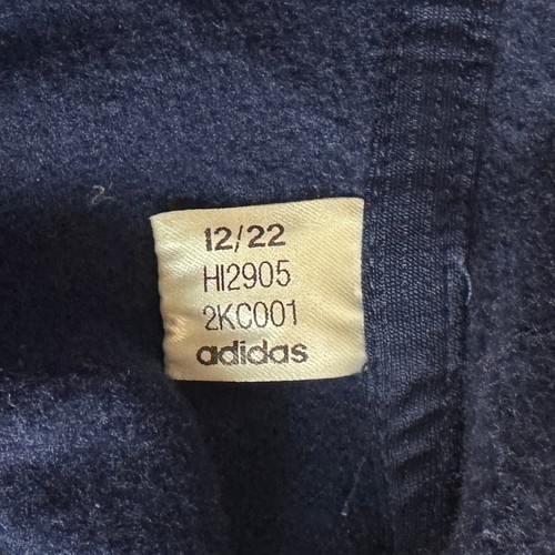 Adidas Mens Blue/ with greay M Team Sweatshirt Hoodie Size XL NWOT - Picture 9 of 14