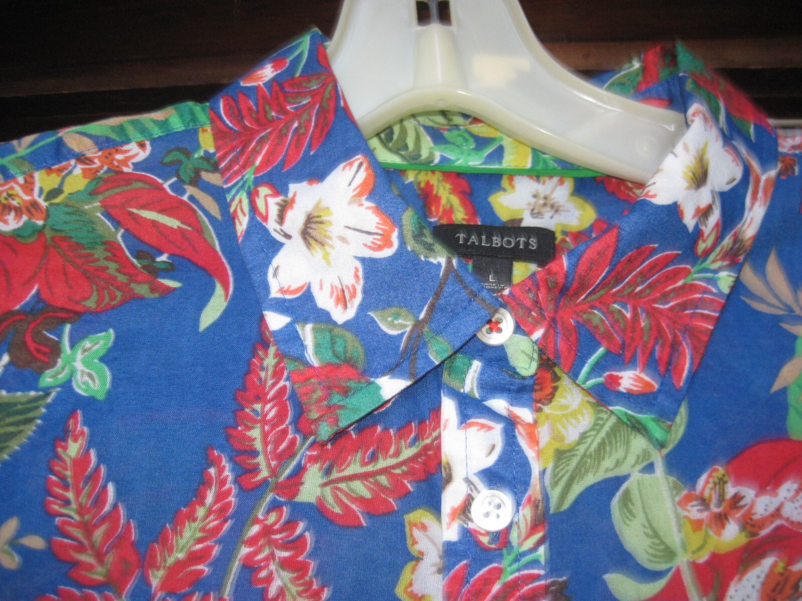 TALBOTS Island Button-down Adjustable Sleeve Leng… - image 6