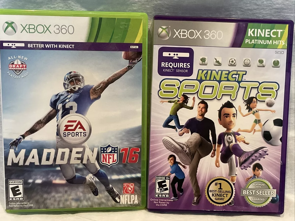 LOT OF 6 XBOX 360 KINECT GAMES-Some Manuals Included