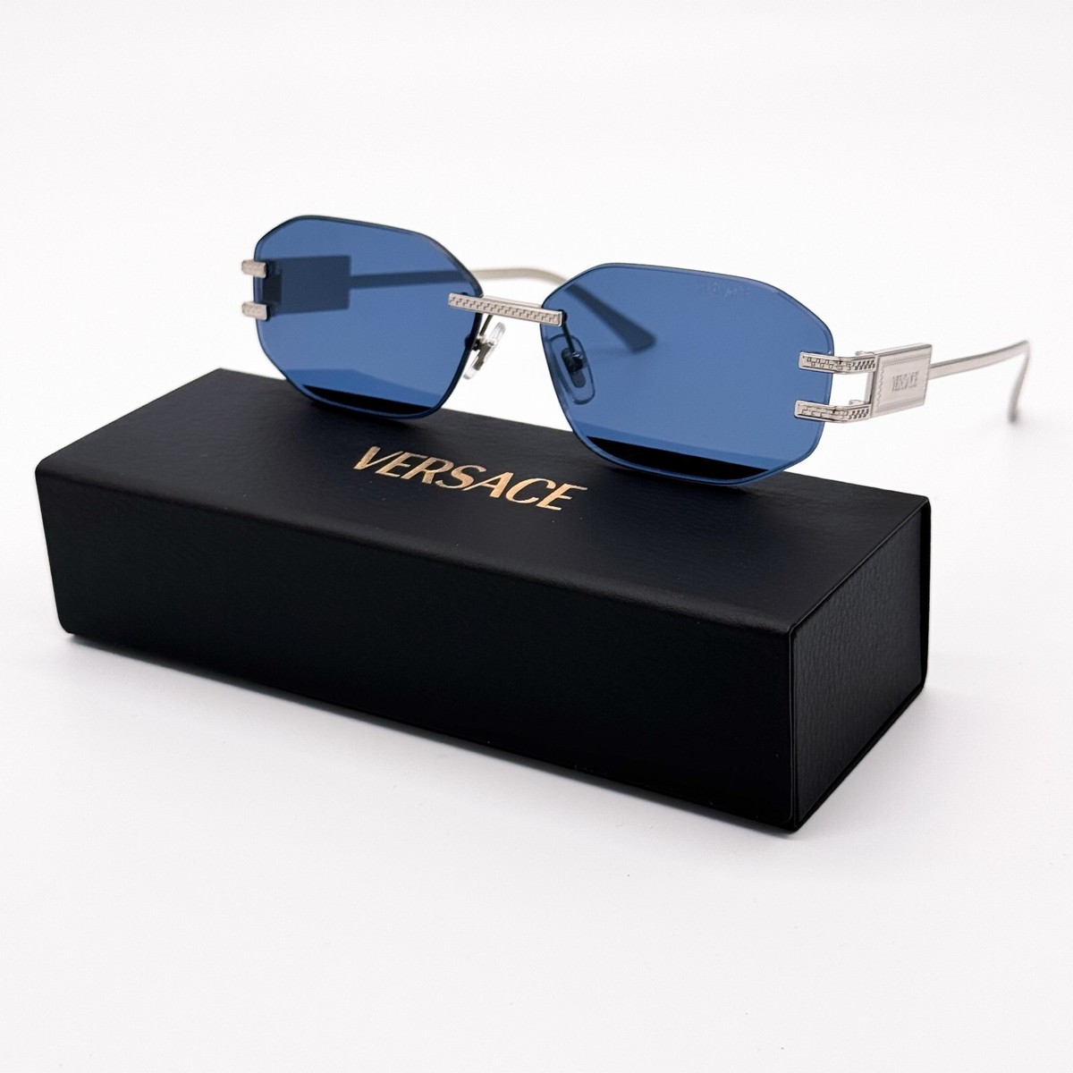 NEW VERSACE VE2274 1000/80 WOMEN SUNGLASSES MOD 2274 1000/80 BLUE