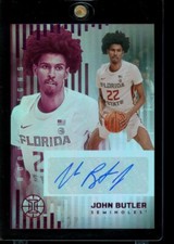 2022 Panini Chronicles Draft Picks #RS-JBU John Butler Illusions Rookie Signs