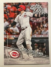 Nick Castellanos 2022 Topps 2021's Greatest Hits 5x7 Jumbo #d /49 Reds IN HAND