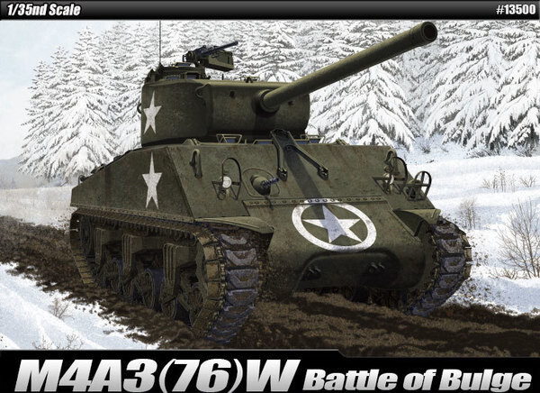 Maquette M4A3 76W U.S. Army de qualité supérieure pour collectionneur de blindés 1/35