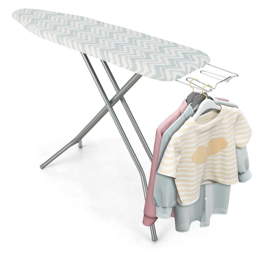 Foldable Ironing Board w/ Extra Cover & Iron Rest 7 Height Adjusting Iron Table 9984709908878 eBay