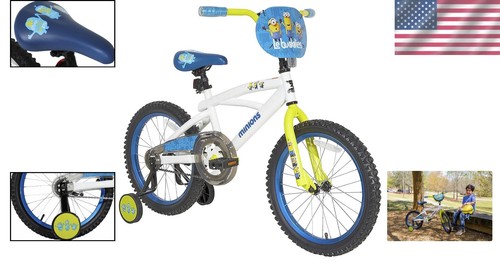 Dynacraft 18” Boys’ Minions Bike with Adjustable Seat - Perfect for Ages 6-9 - Picture 2 of 9