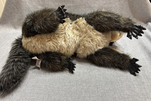 Folkmanis Plush Raccoon Puppet Large 21” Full Body Realistic! w Tag *Missing Eye - Picture 8 of 13