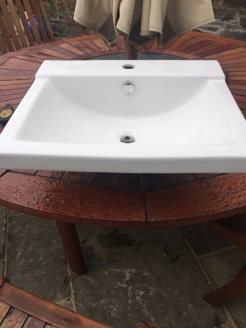 Genuine Tc Orion Square Basin Wall Mounted Ceramic Sink Bathroom Cloakroom Genuine Tc Orion Square Basin Wall Mounted Ceramic Sink Bathroom Cloakroom