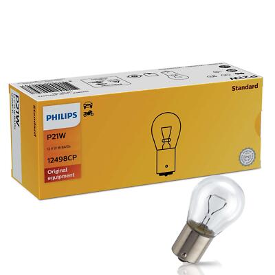 10x Philips Standard P21W 21W 12V Autolampen Glühlampen Glühbirnen