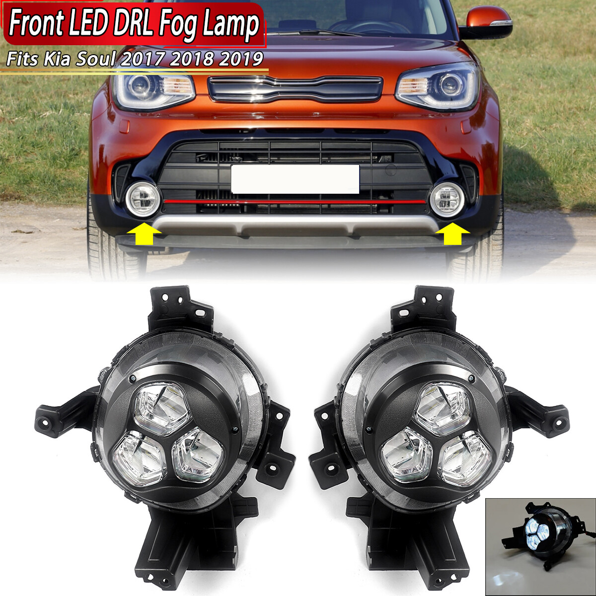 Headlamp and Fog Lamp Kit | KIA SOUL 2017 Headlamp and Fog Lamp Kit | KIA SOUL 2017