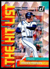 2022 DONRUSS THE HIT LIST RAPTURE #7 FREDDIE FREEMAN ATLANTA BRAVES