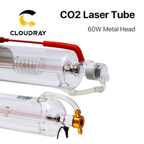60W CO2 Laser Tube Metal Head 1250mm Glass Pipe for 60W Laser Engraver Cutter - Picture 7 of 11