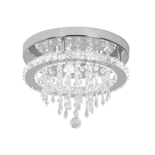 K9 Crystal LED Ceiling Light Chandelier Kitchen Living Room Lamp Cool White - Picture 8 of 10