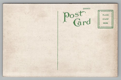 Museo de Historia Ciencias y Artes Los Ángeles CA Bandera Americana Postal EKC - Imagen 2 de 2