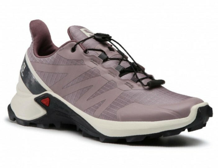 NUOVE scarpe da trail running da donna Track Approach taglia 12 Salomon Supercross con quaglia