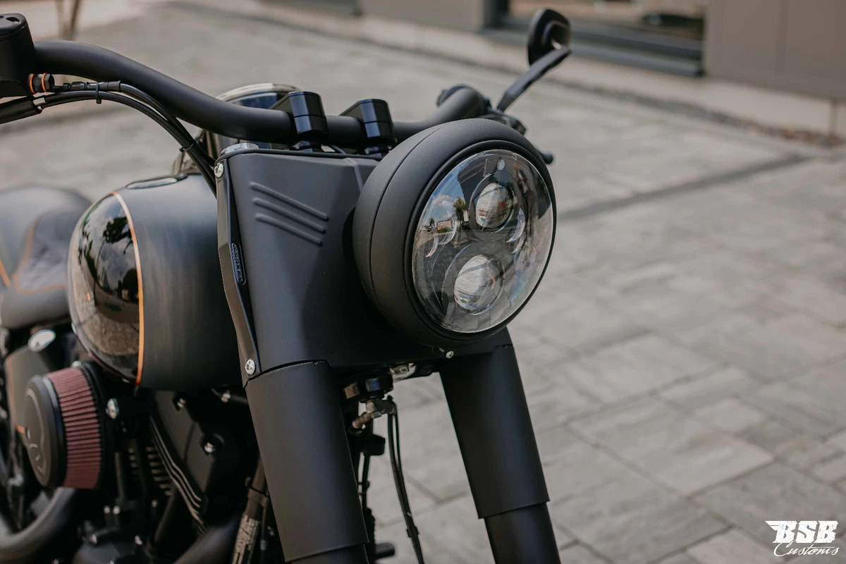 LED SCHEINWERFER 7 mit CE Zulassung + Standlicht Harley Davidson SOFTAIL &  TOUR