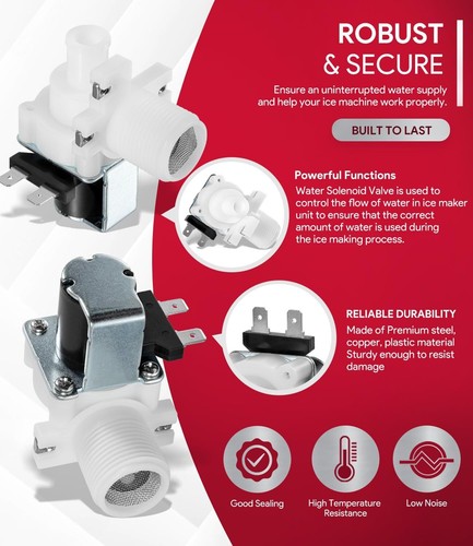 per Hoshizaki 3U0111-04 Valvola Acqua, 120V 60HZ, J248-072, HOS3U0111-04 - Foto 5 di 6