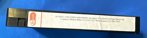 ACTION 1 THE COHEN BROTHERS RARE VHS SCREENER HOLY GRAIL BIOGRAPHY CHANNEL PROMO - Foto 3 di 3