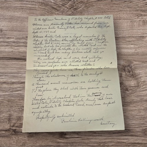 Vintage Chapter Record Ledger Fidelity Ch 383 June 14, 1935-December 7, 1939 - Picture 22 of 24