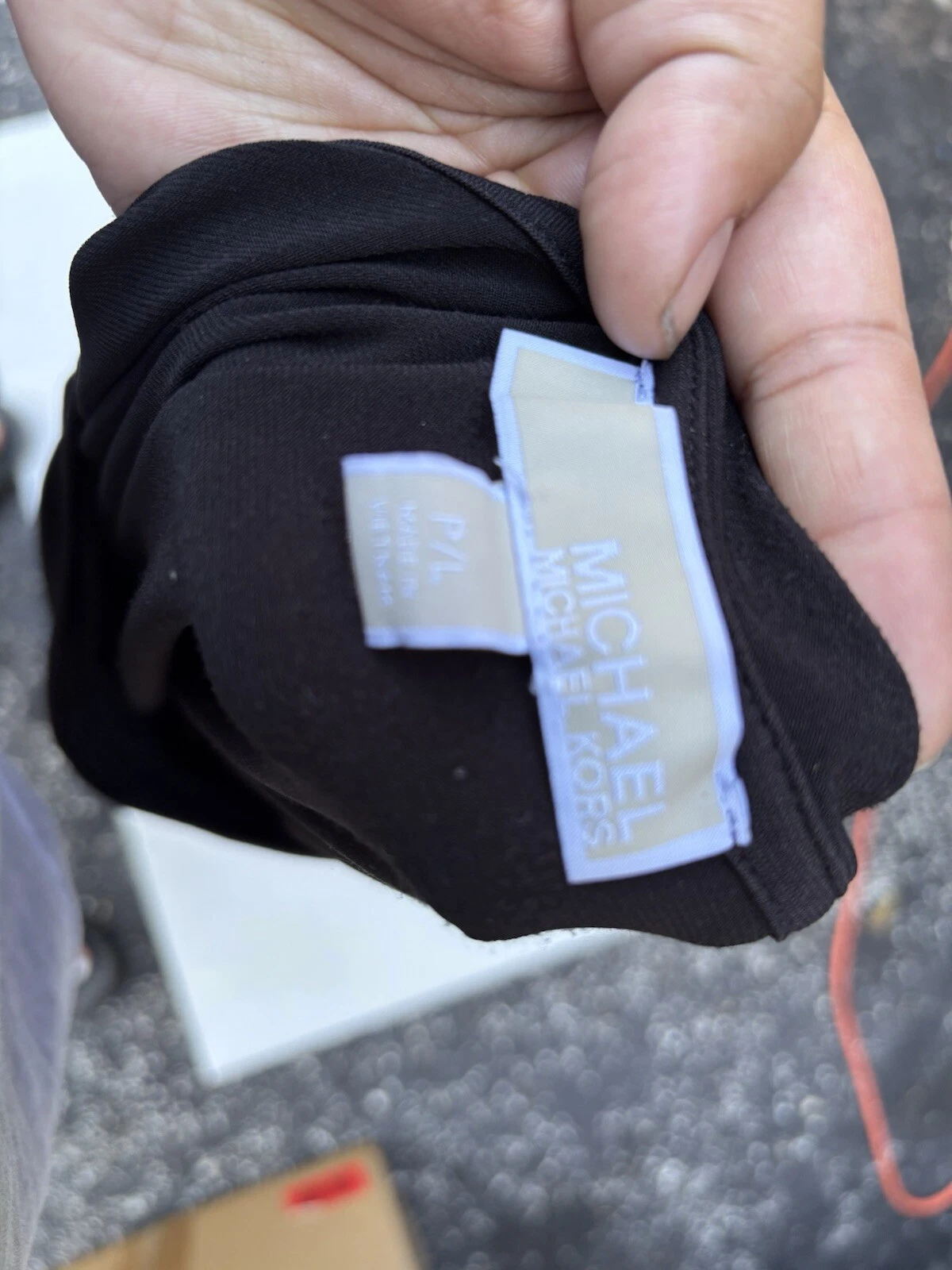 MICHAEL KORS Mini Abito Nero Michaels Kors Taglia Large