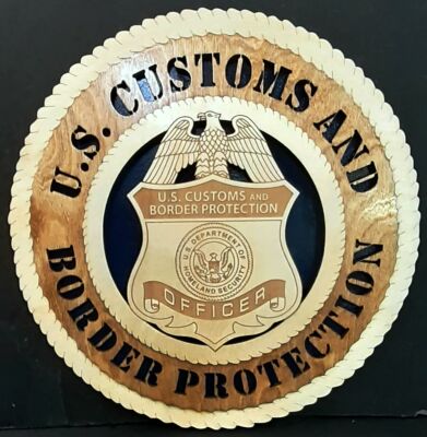 US CUSTOMS AND BORDER PROTECTION PLAQUE