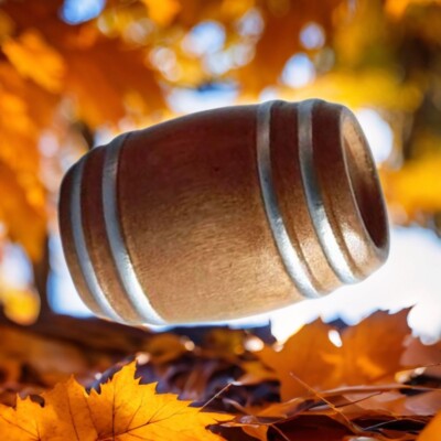 Mini Wooden Red Wine Barrel Beer Cask Keg For Dollshouses Miniatures DIY