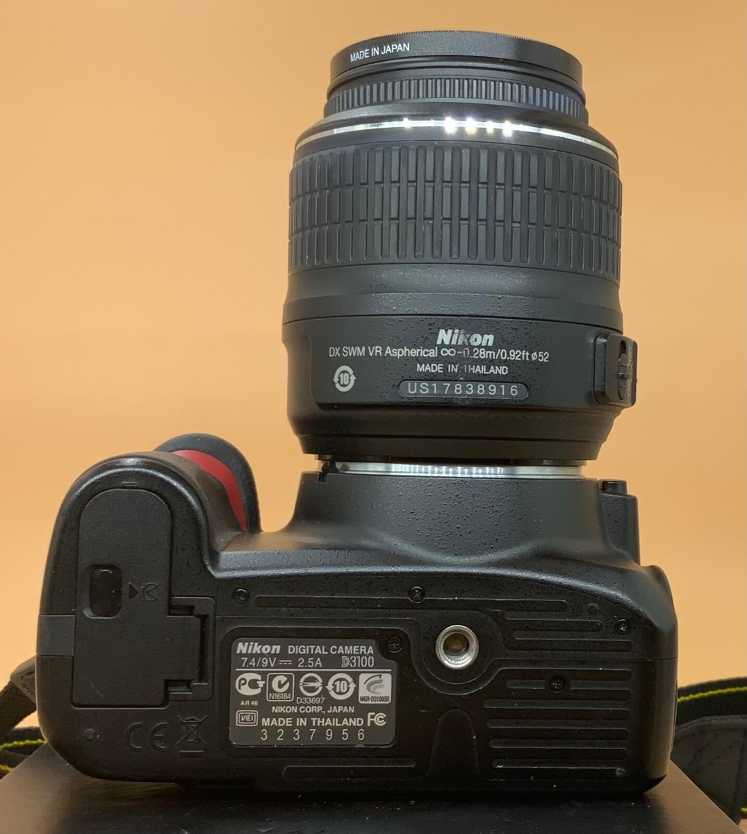 Nikon D3100 DSLR Camera w/NIKKOR AF-S DX 18-55MM F/3.5-5.6G