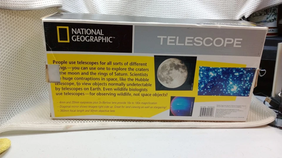 Telescope National Geographic Explorer 20mm Provides 18x To 180x Magnification - Image 3 of 3
