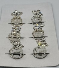 Hair accessories jewelry sparkles wedding prom formal flower diamond rhinestones