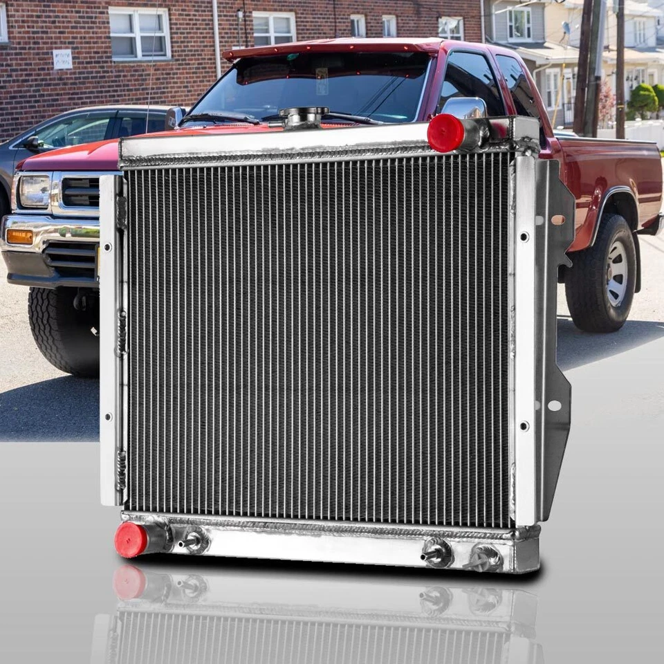 3 ROW ALUMINUM RADIATOR FOR 1984~95 TOYOTA PICKUP 4 RUNNER SR5 2.4L l4 AT Foto 3 de 4